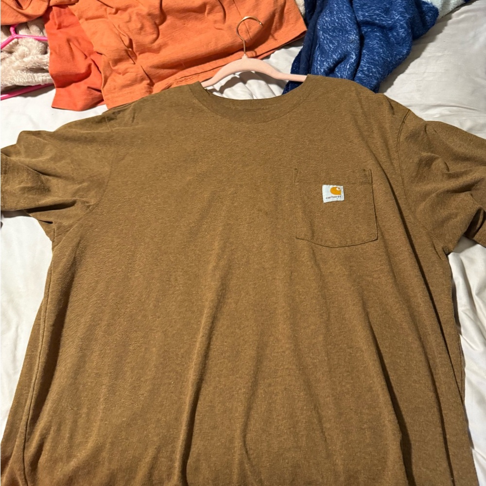 Carhartt Men's Brown Short Sleeve Tee